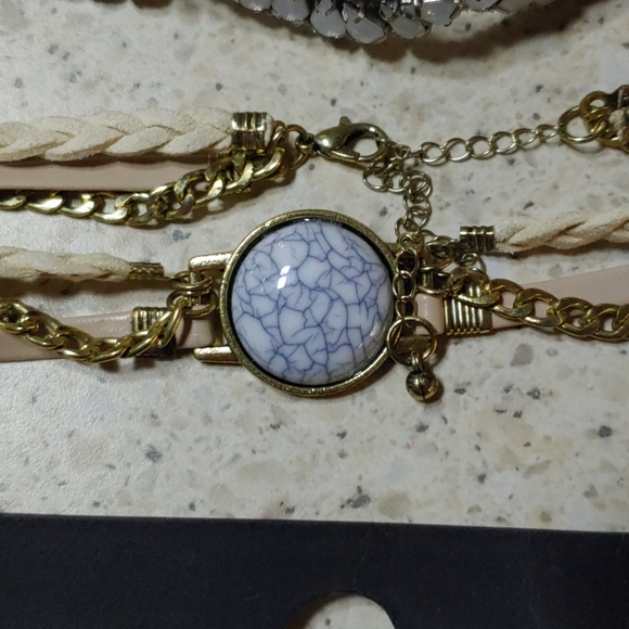 Neck Choker Bundle Beaded-Lace Necklace - Picture 3 of 4